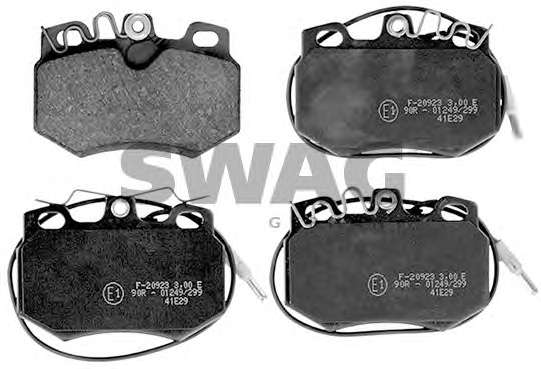 Комплект тормозных колодок, дисковый тормоз