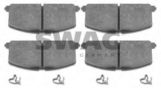 Комплект тормозных колодок, дисковый тормоз