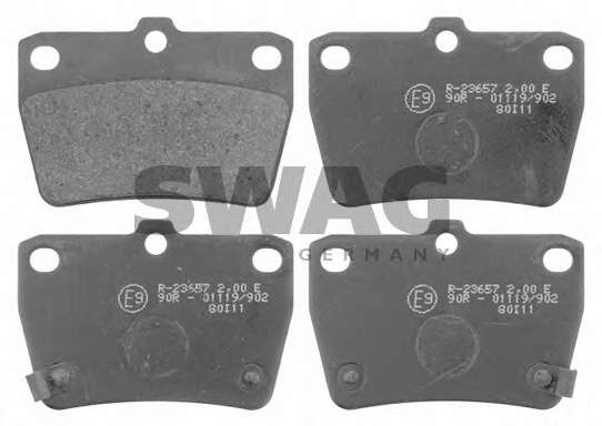 Комплект тормозных колодок, дисковый тормоз