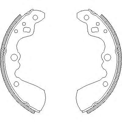 Комплект тормозных колодок