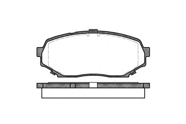 Комплект тормозных колодок, дисковый тормоз