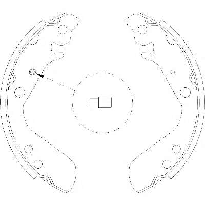 Комплект тормозных колодок