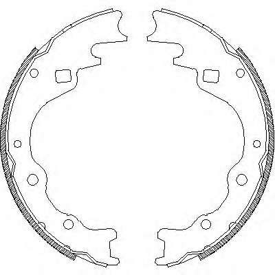 Комплект тормозных колодок