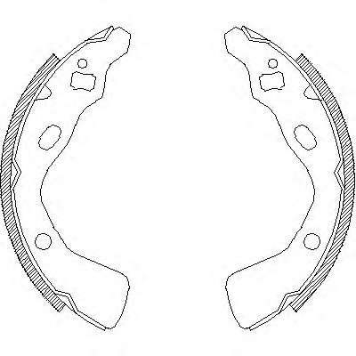 Комплект тормозных колодок