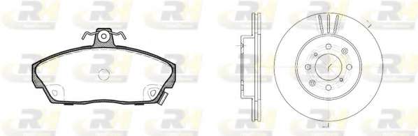 Комплект тормозов, дисковый тормозной механизм