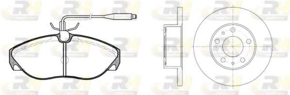 Комплект тормозов, дисковый тормозной механизм
