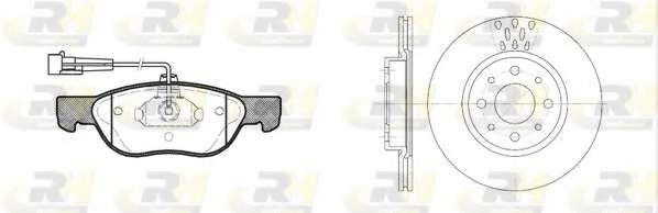Комплект тормозов, дисковый тормозной механизм