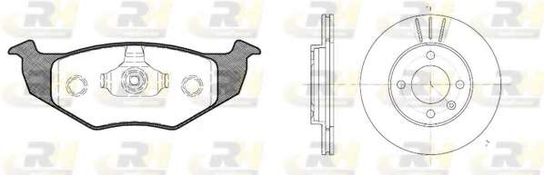 Комплект тормозов, дисковый тормозной механизм