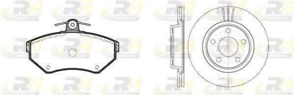 Комплект тормозов, дисковый тормозной механизм