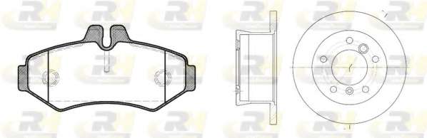 Комплект тормозов, дисковый тормозной механизм