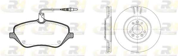 Комплект тормозов, дисковый тормозной механизм