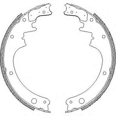 Комплект тормозных колодок