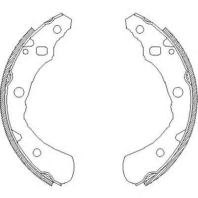 Комплект тормозных колодок