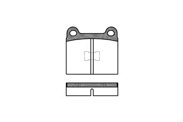 Комплект тормозных колодок, дисковый тормоз