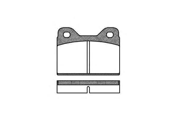 Комплект тормозных колодок, дисковый тормоз