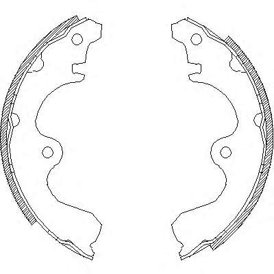 Комплект тормозных колодок