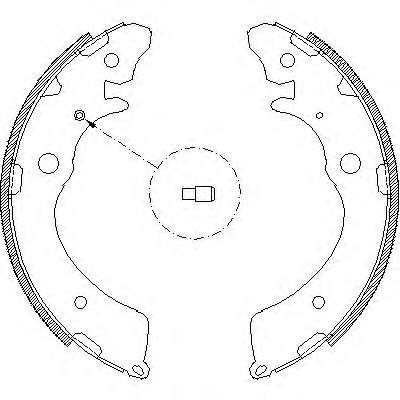 Комплект тормозных колодок