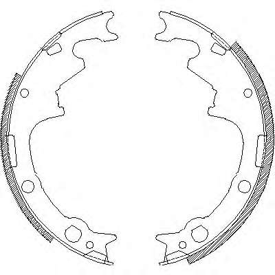 Комплект тормозных колодок