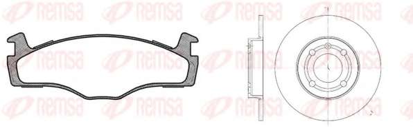 Комплект тормозов, дисковый тормозной механизм