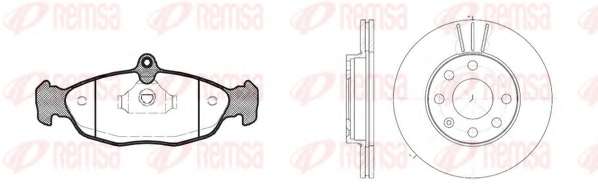 Комплект тормозов, дисковый тормозной механизм