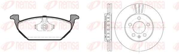 Комплект тормозов, дисковый тормозной механизм