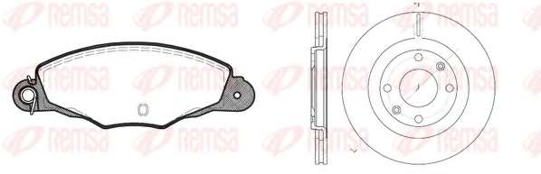 Комплект тормозов, дисковый тормозной механизм