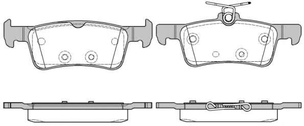 Комплект тормозных колодок, дисковый тормоз