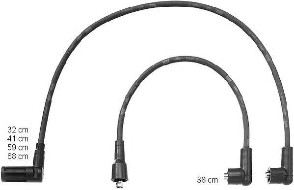 Комплект проводов зажигания