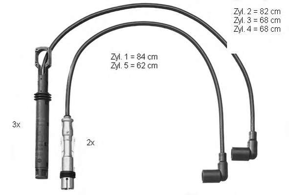 Комплект проводов зажигания