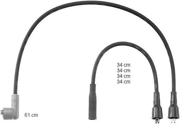 Комплект проводов зажигания