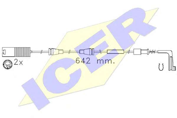 Сигнализатор, износ тормозных колодок