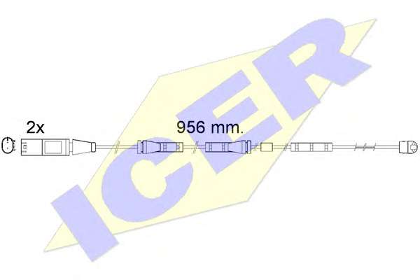 Сигнализатор, износ тормозных колодок