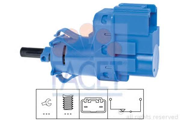 Выключатель фонаря сигнала торможения. Выключатель, привод сцепления (Tempomat)