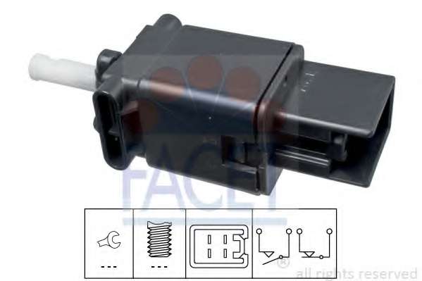 Выключатель фонаря сигнала торможения. Выключатель, привод сцепления (Tempomat)