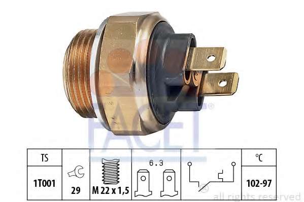 Термовыключатель, вентилятор радиатора