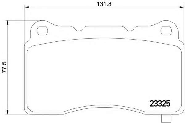 Комплект тормозных колодок, дисковый тормоз