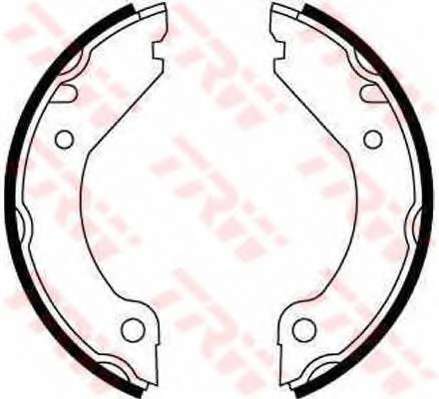 Комплект тормозных колодок, стояночная тормозная система