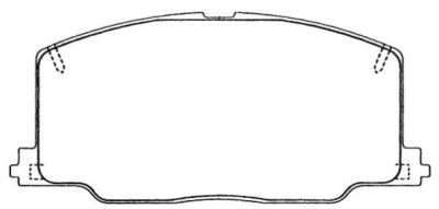 Комплект тормозных колодок, дисковый тормоз