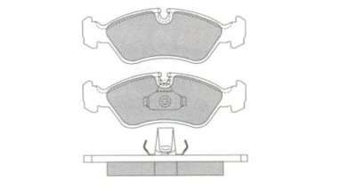 Комплект тормозных колодок, дисковый тормоз