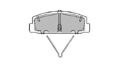 Комплект тормозных колодок, дисковый тормоз