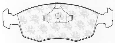 Комплект тормозных колодок, дисковый тормоз