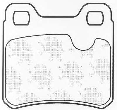 Комплект тормозных колодок, дисковый тормоз