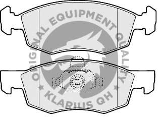Комплект тормозных колодок, дисковый тормоз