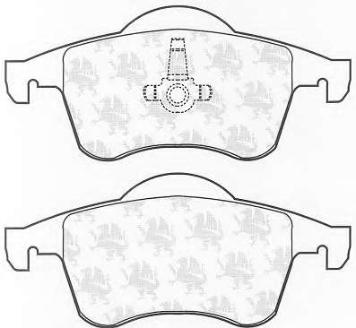 Комплект тормозных колодок, дисковый тормоз
