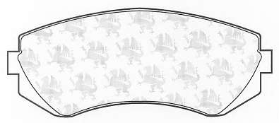 Комплект тормозных колодок, дисковый тормоз