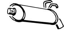 Глушитель выхлопных газов конечный