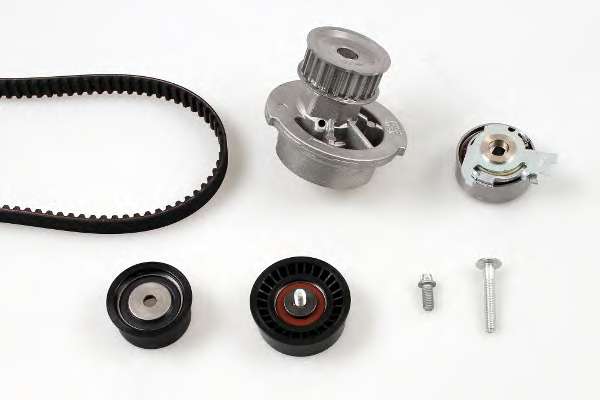 Комплект ГРМ + помпа Opel Astra F/Vectra B 1.4/1.6 16V 94-05(169x20)(помпа P317)
