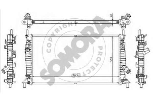 Радиатор, охлаждение двигателя