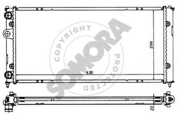 Радиатор, охлаждение двигателя