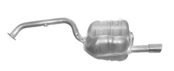 Глушитель выхлопных газов конечный